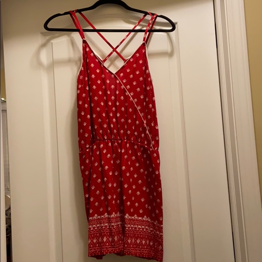 Red Romper 3/$20